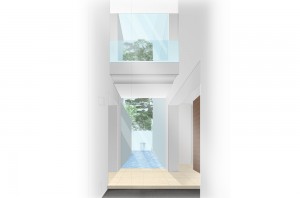 A HOUSE WITH THE WATER DECK: Image drawing