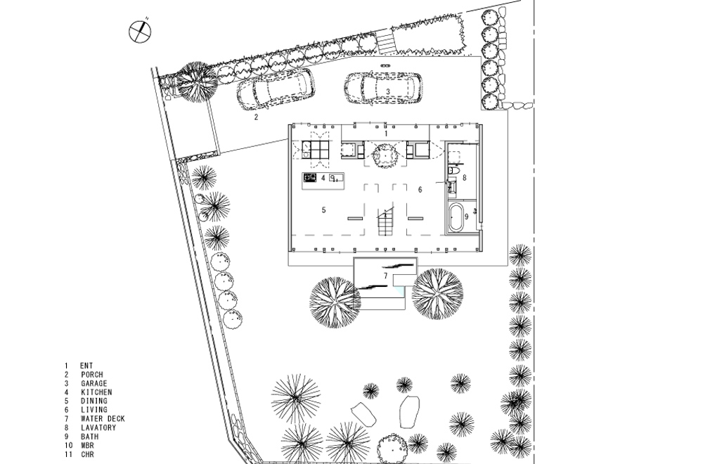 GREEN HOUSE: Structural drawing