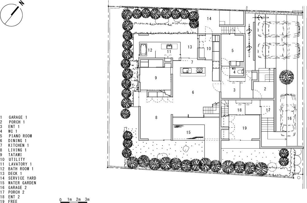 VILLA WHITE CUBE: Structural drawing