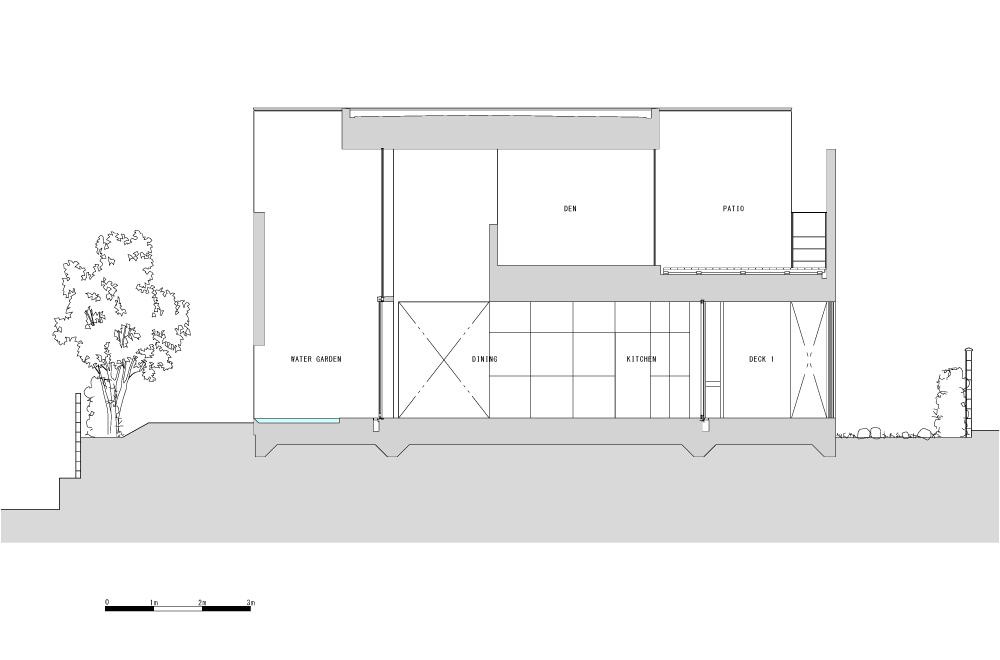 VILLA WHITE CUBE: Structural drawing