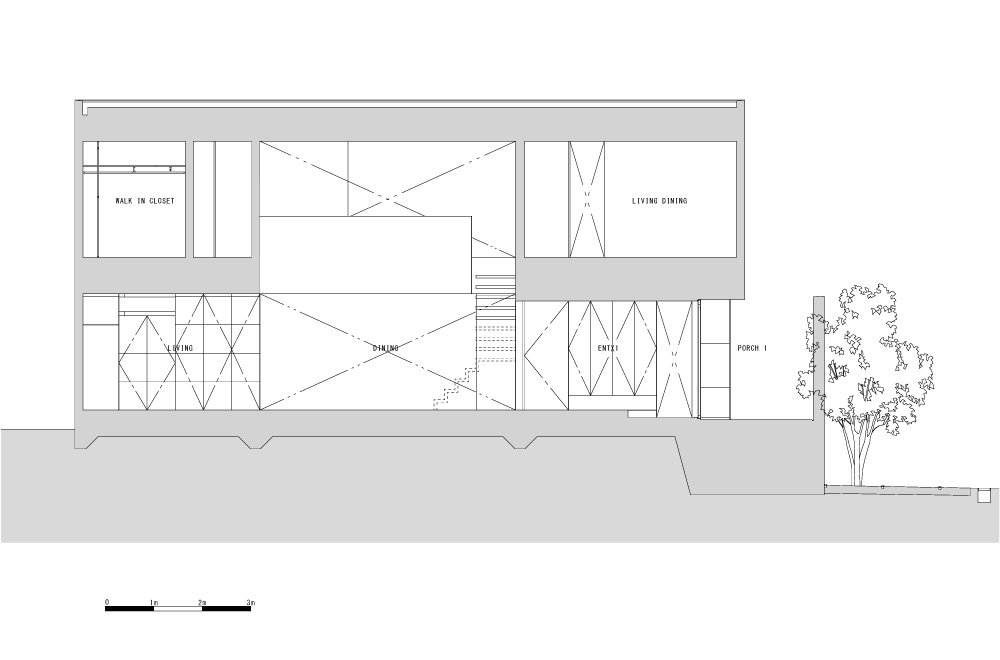 VILLA WHITE CUBE: Structural drawing