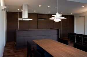 SLIT: Living room & Dining kitchen