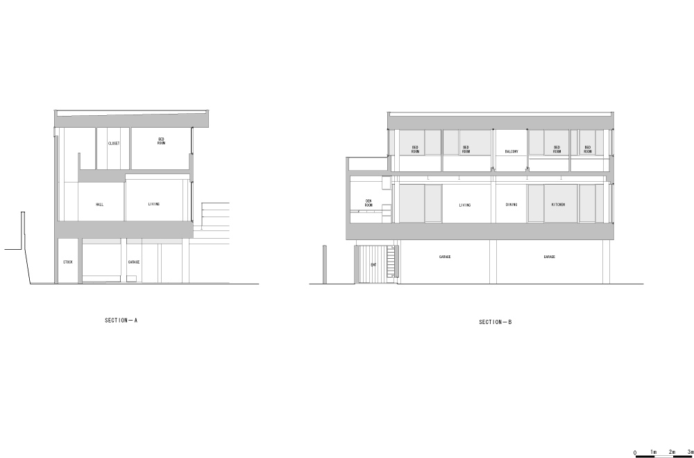 HOUSE IN TAKATSUKA: Structural drawing