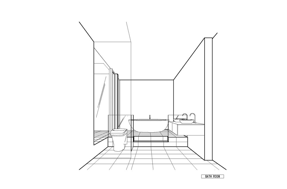 HOUSE IN MUKOYAMA: Image drawing