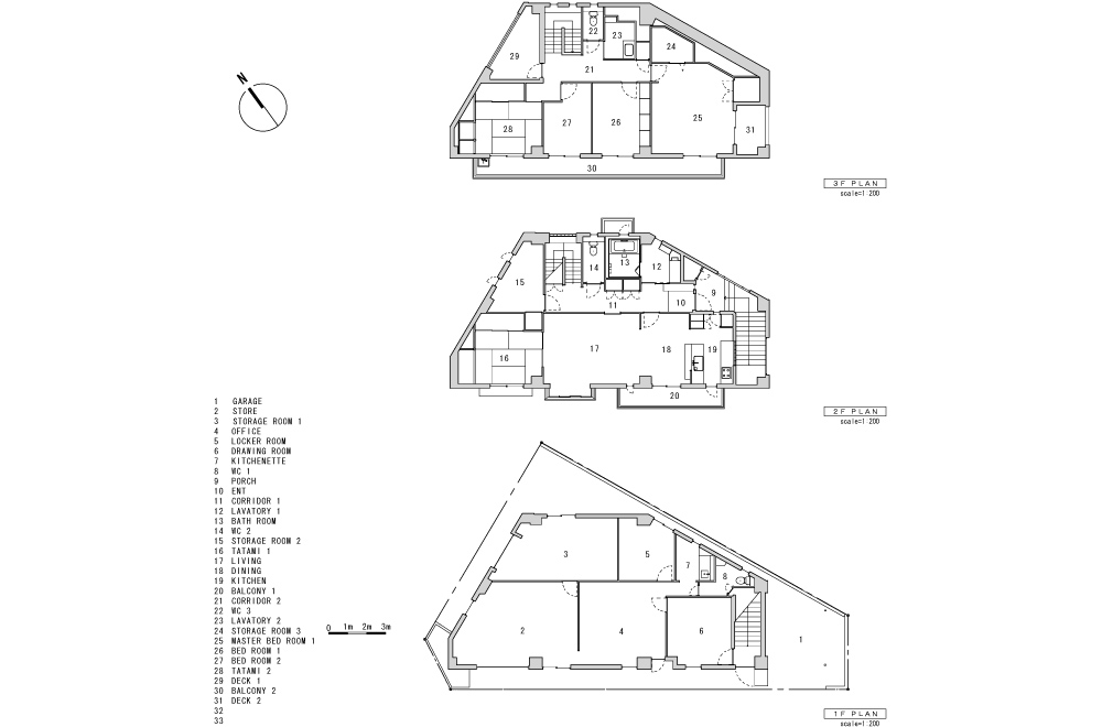 THE HOUSE OF WATER AND LATTICE: Structural drawing