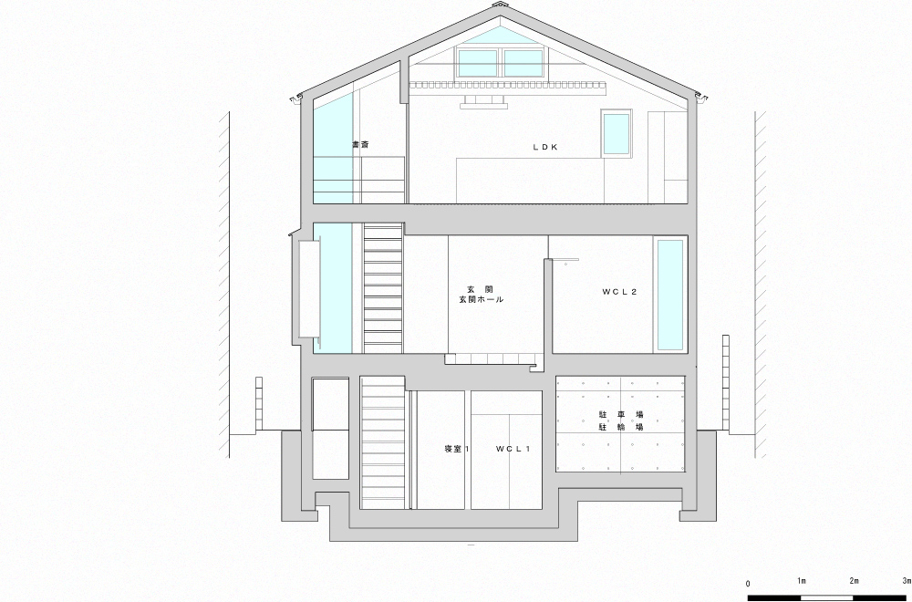 LIFE IN THE FOREST HOUSE: Structural drawing