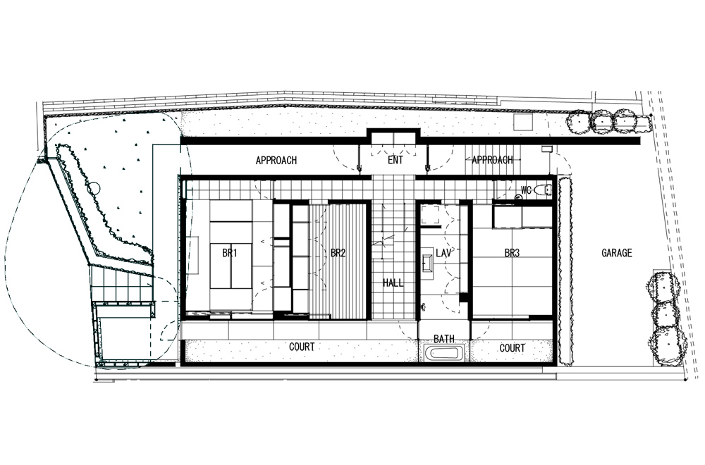 HOUSE WITH MAPLE TREE: Structural drawing