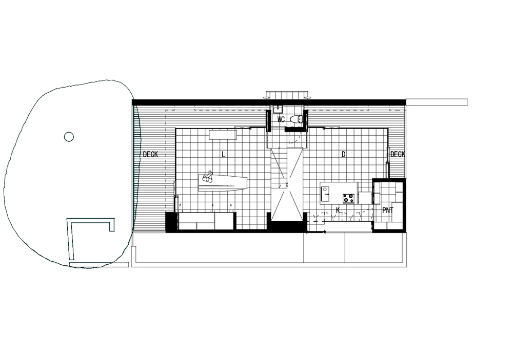 HOUSE WITH MAPLE TREE: Structural drawing