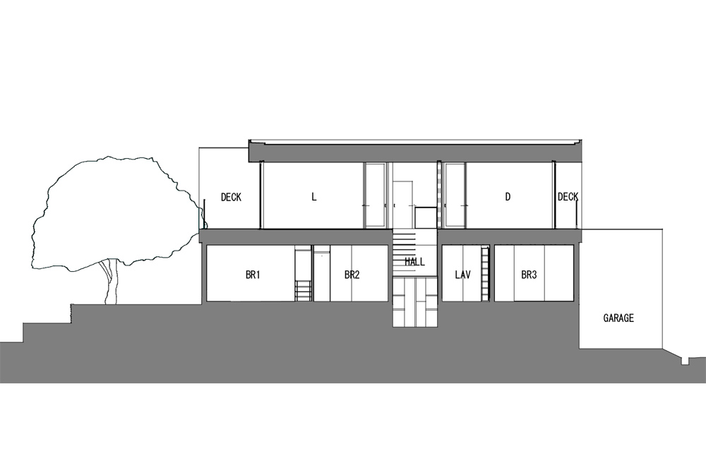 HOUSE WITH MAPLE TREE: Structural drawing