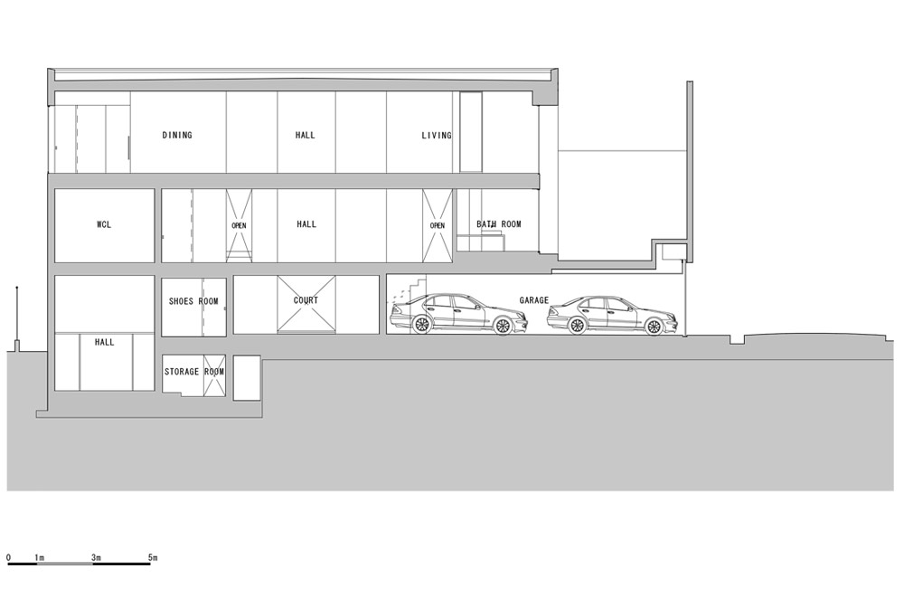 HOUSE IN MUKOYAMA: Structural drawing