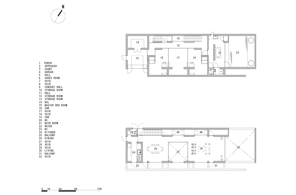 HOUSE IN MUKOYAMA: Structural drawing