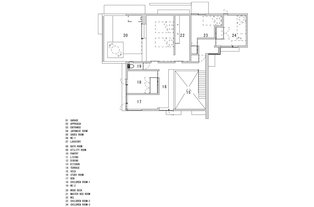 ESPACE HOUSE: Structural drawing