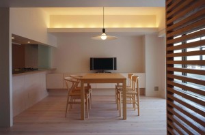 S-HOUSE: Living room & Dining kitchen
