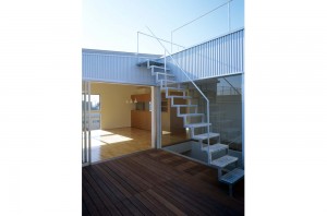 HOUSE WITH THE PEDESTRIAN DECK: Roof
