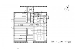 FLOATING FLOOR HOUSE: Structural drawing