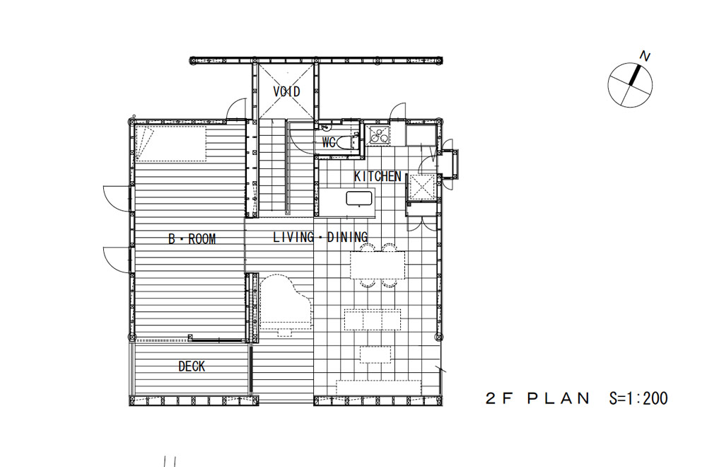 FLOATING FLOOR HOUSE: Structural drawing