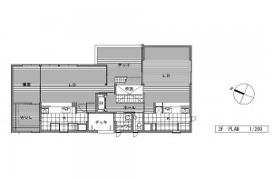HOUSE WITH THE PEDESTRIAN DECK: Structural drawing